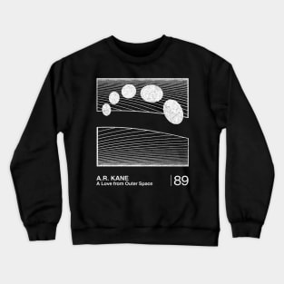 A Love from Outer Space / Minimalist Graphic Artwork Design Crewneck Sweatshirt